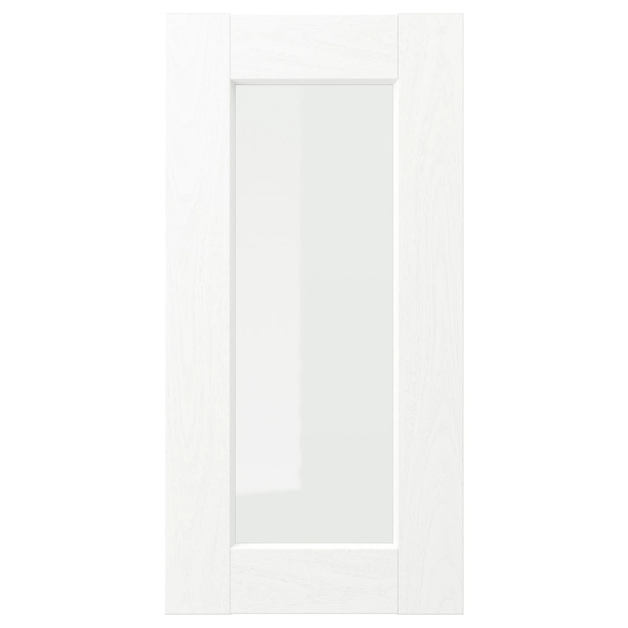 Дверца со стеклом - ENKÖPING/ENKOPING, 60х30 см, белый, ЭНКОПИНГ/ЭНКЁПИНГ ИКЕА (изображение №1)