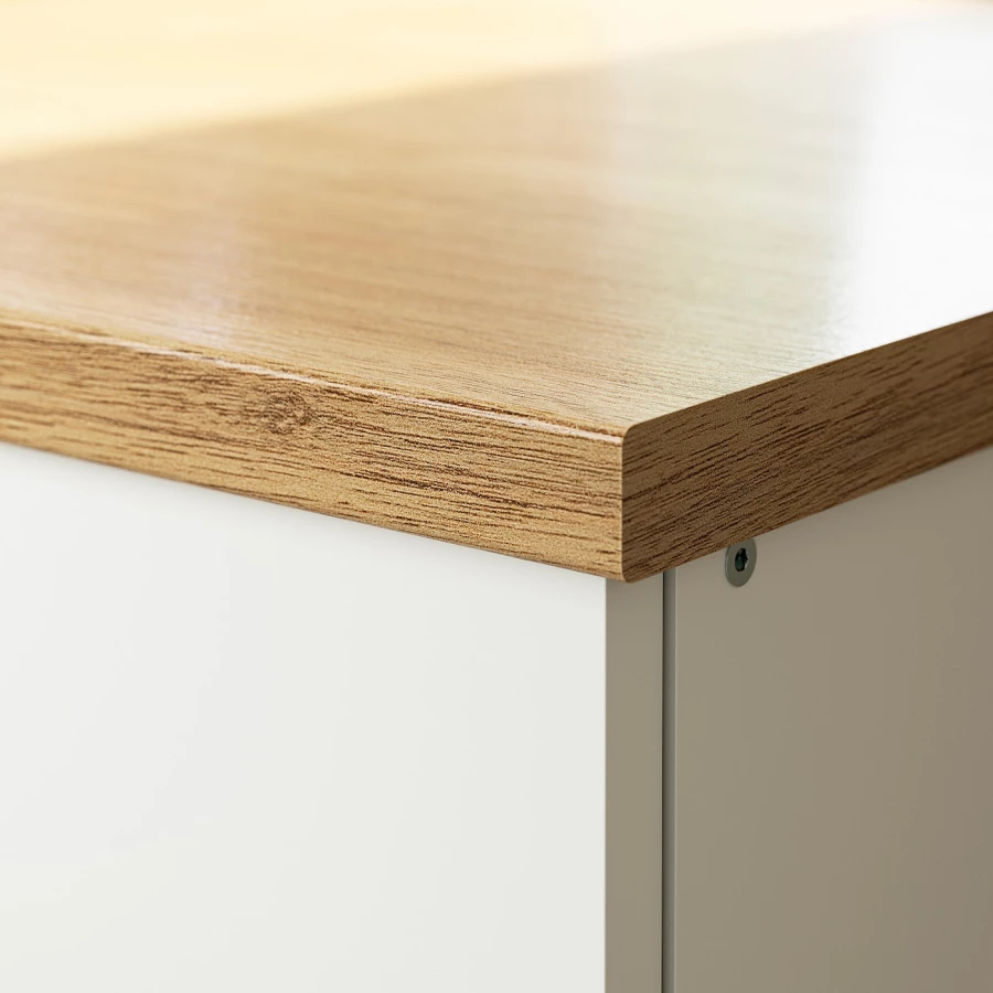 Комбинация кухонная прямая - KNOXHULT IKEA/ КНОКСХУЛЬТ ИКЕА,, белый/под беленный дуб (изображение №5)