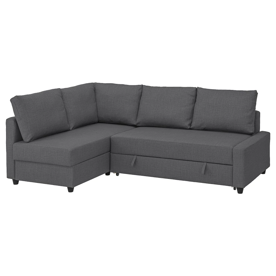 Угловой диван-кровать - IKEA FRIHETEN, 66x151x230см, cерый, ФРИХЕТЭН ИКЕА (изображение №1)