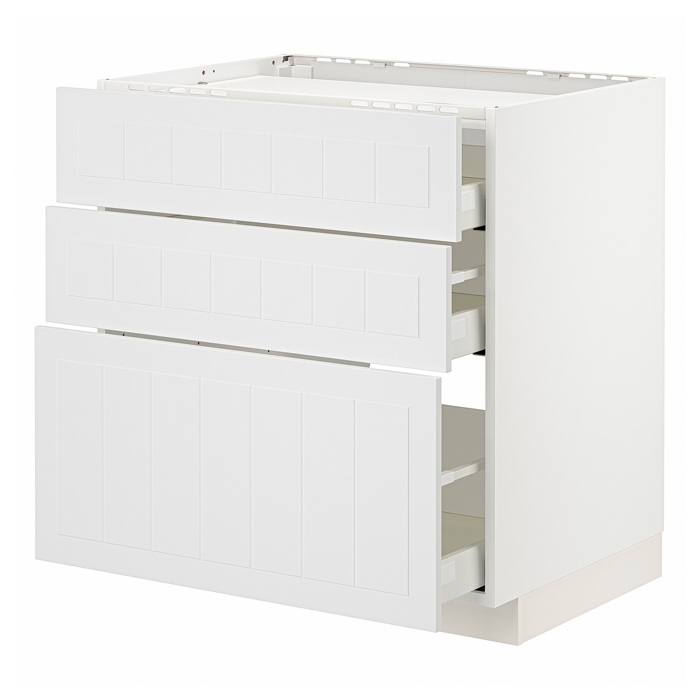 Напольный кухонный шкаф  - IKEA METOD MAXIMERA, 88x61,8x80см, белый, МЕТОД МАКСИМЕРА ИКЕА
