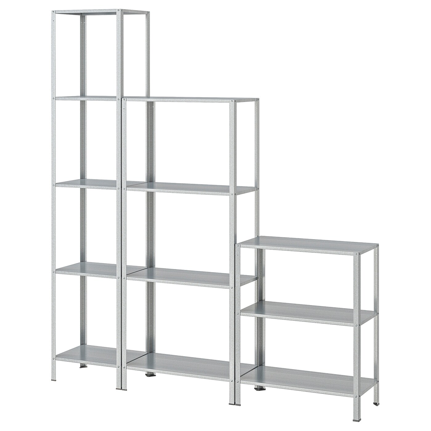 Стеллаж - IKEA HYLLIS, 160х27х183 см, оцинкованная сталь, ХИЛЛИС ИКЕА