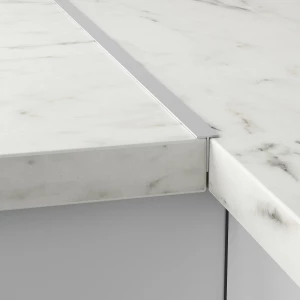 Второе фото. Накладка на столешницу - FIXA IKEA/ ФИКСА ИКЕА, 63,х1х1,8 см, серебряный