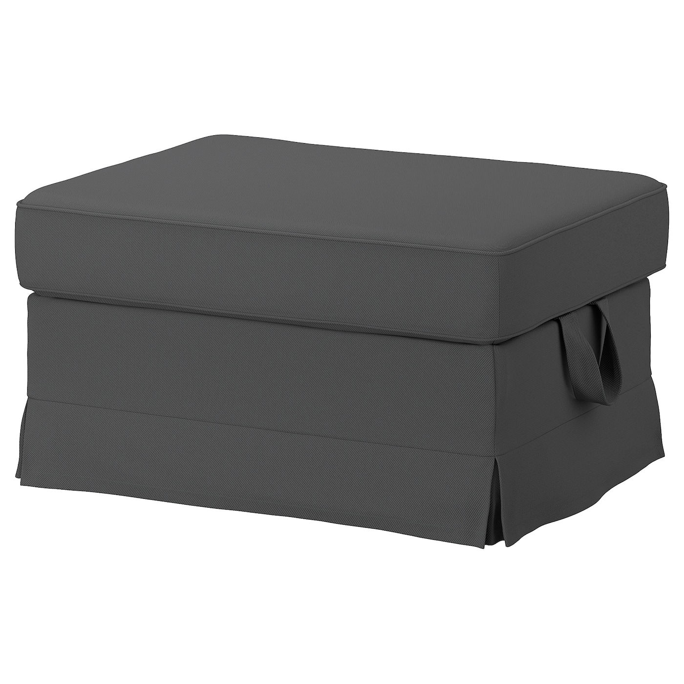 Чехол для пуфа с отделением для хранения -  IKEA VIMLE/ВИМЛЕ ИКЕА , серый