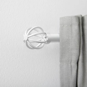 Второе фото. Наконечники для гардины - IKEA TALLBARSMAL, 60 мм, белый, ТАЛЛБАРСМАЛ ИКЕА