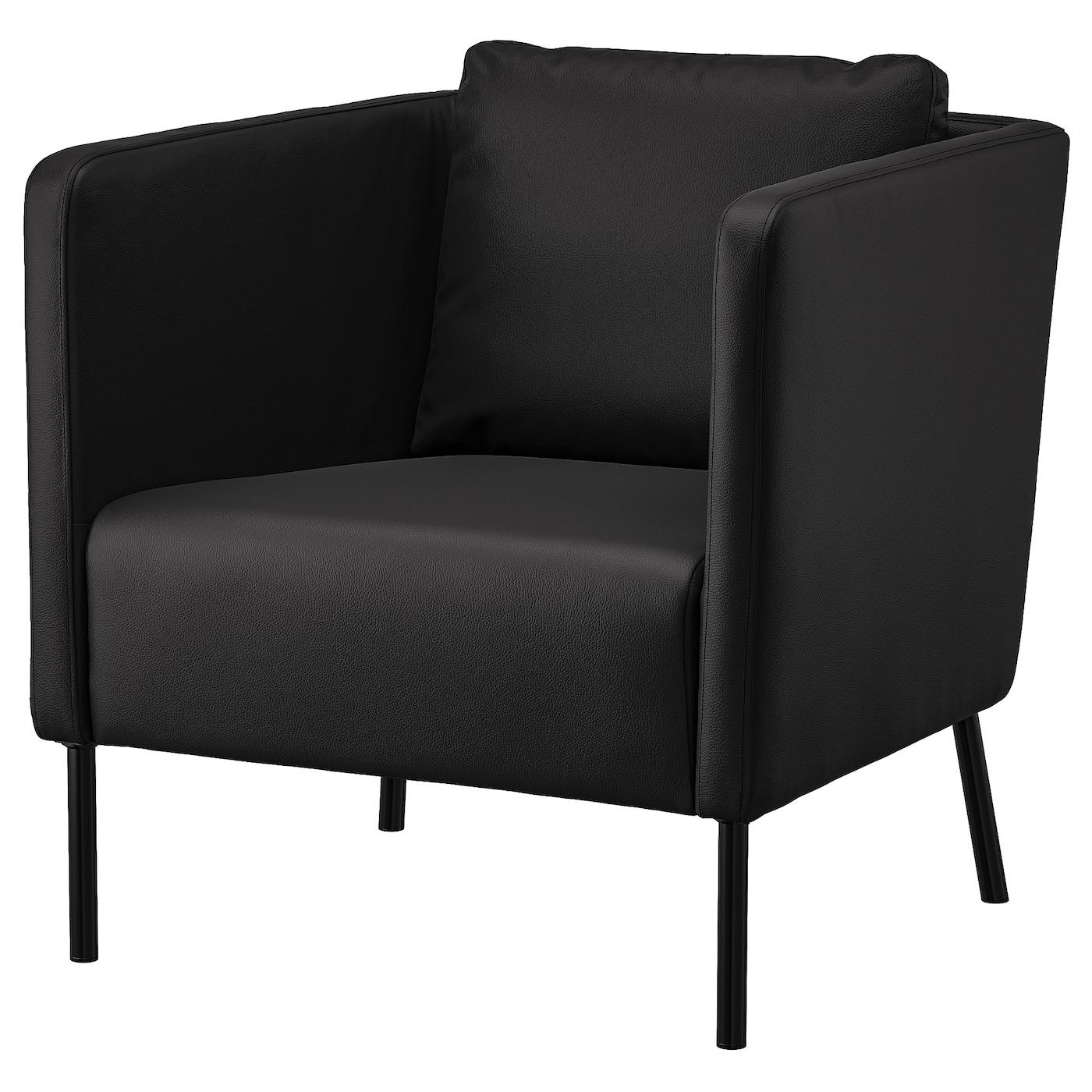Кресло - IKEA EKERÖ/EKERO, 70х73х75 см, черный, ЭКЕРЁ ИКЕА