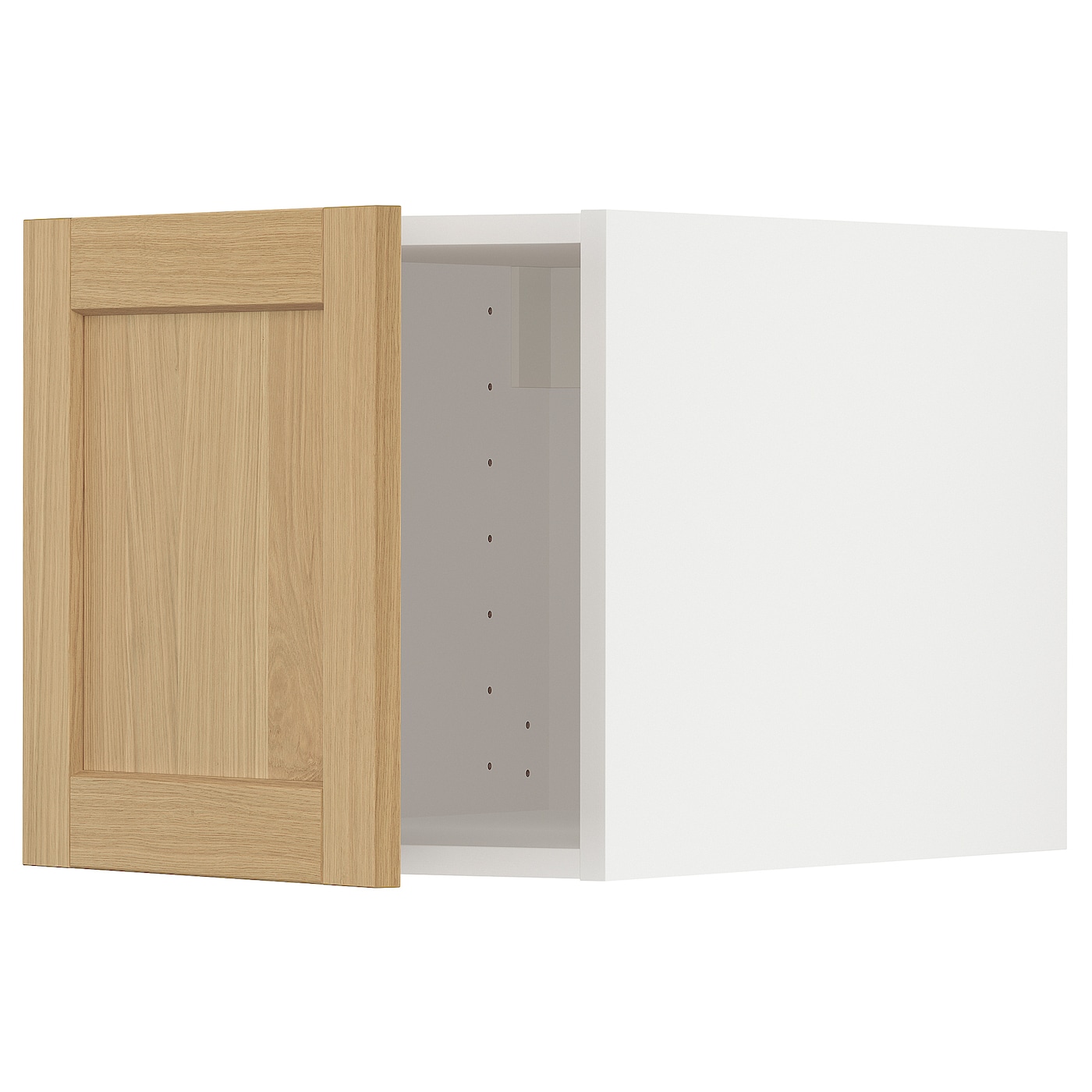 Навесной шкаф - METOD IKEA/ МЕТОД ИКЕА, 40х40 см, белый/под беленый дуб