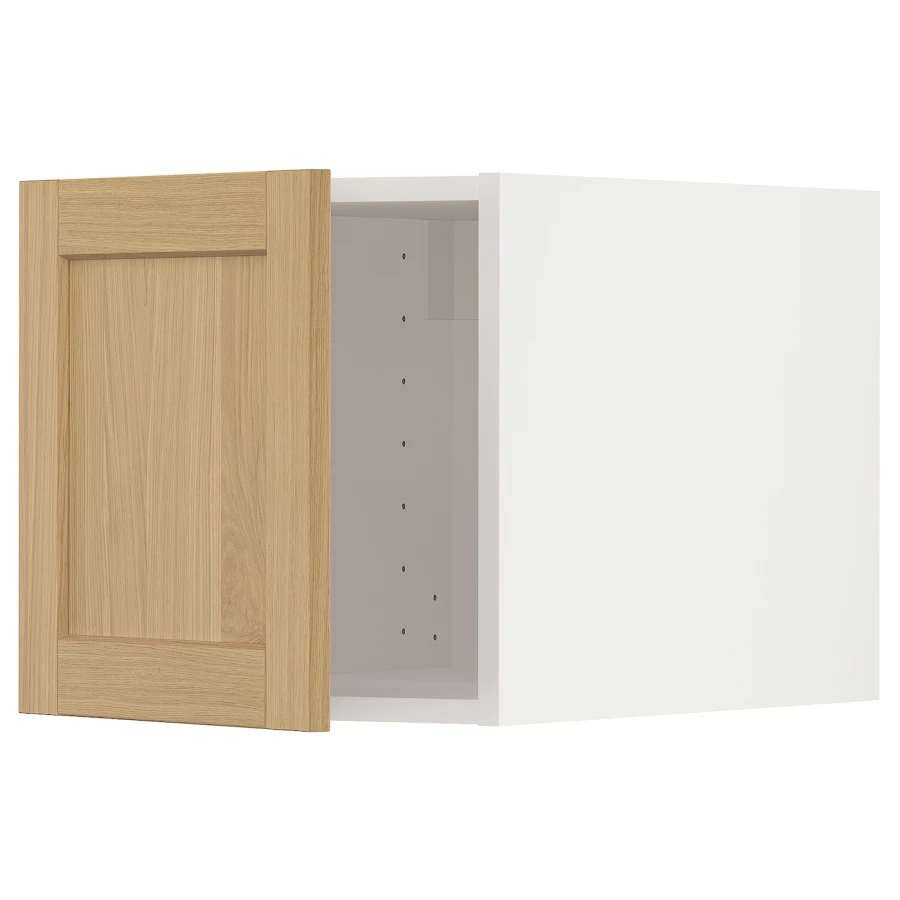 Навесной шкаф - METOD IKEA/ МЕТОД ИКЕА, 40х40 см, белый/под беленый дуб (изображение №1)