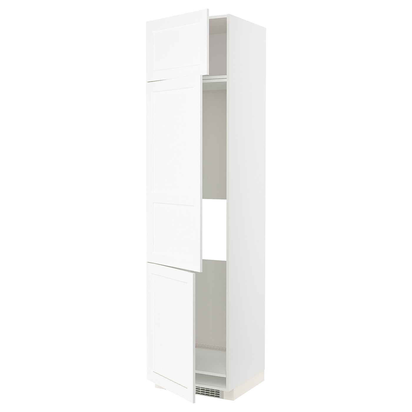 Шкаф для встроенной техники - IKEA METOD, 248x62x60см, белый, МЕТОД  ИКЕА