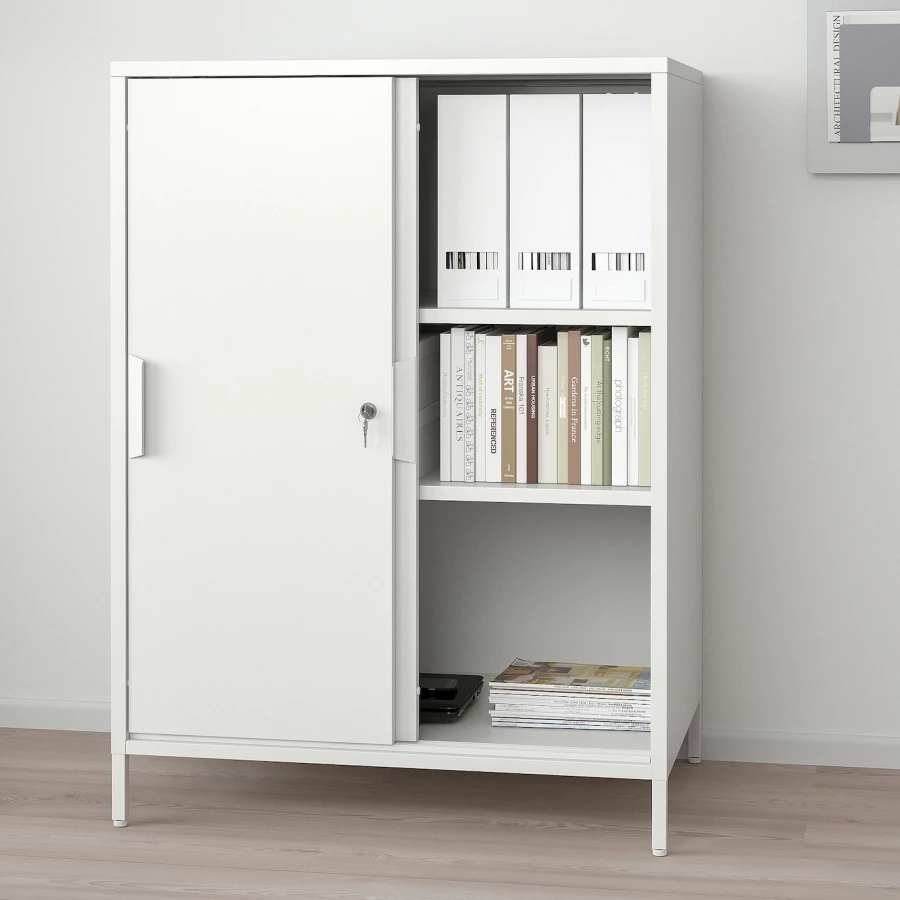 Шкаф - TROTTEN IKEA/ ТРОТТЕН ИКЕА,  240х180 см, белый (изображение №5)