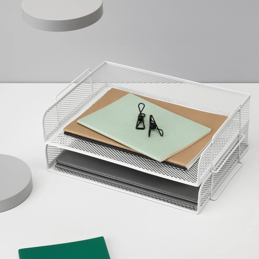 Лоток для писем - IKEA DRÖNJÖNS/DRONJONS/ДРЕНЙОНС ИКЕА, 34х7 см, прозрачный (изображение №5)