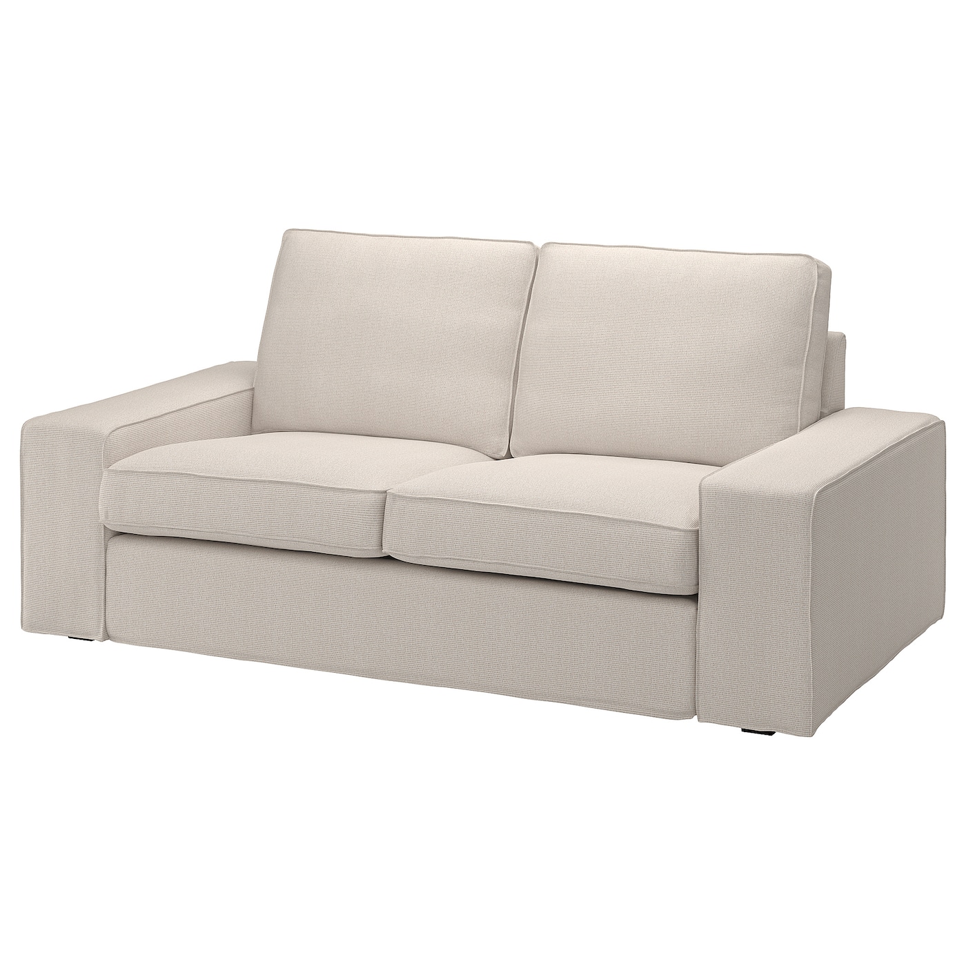 2-местный диван - IKEA KIVIK/КИВИК ИКЕА, 83х95х190 см, белый
