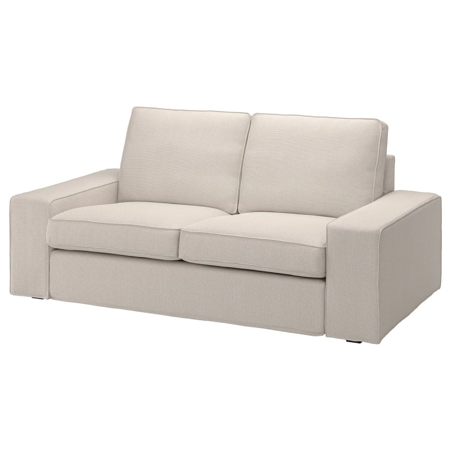 2-местный диван - IKEA KIVIK/КИВИК ИКЕА, 83х95х190 см, белый (изображение №1)