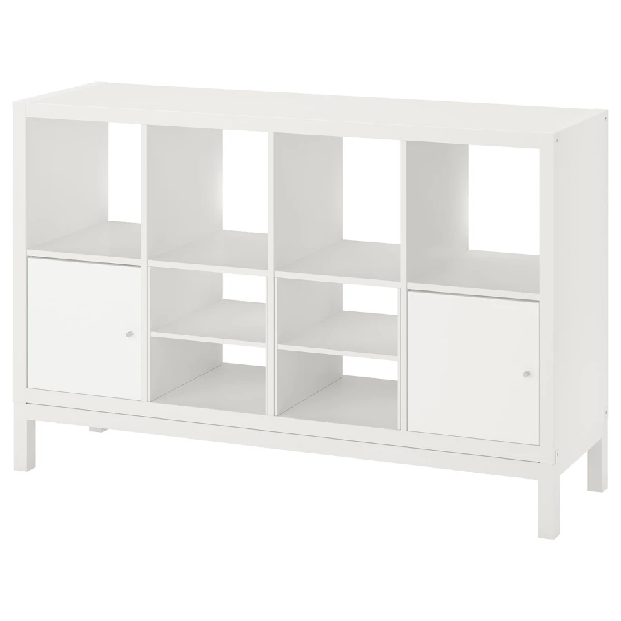 Стеллаж - IKEA KALLAX, 147х39х94 см, белый, КАЛЛАКС ИКЕА (изображение №1)