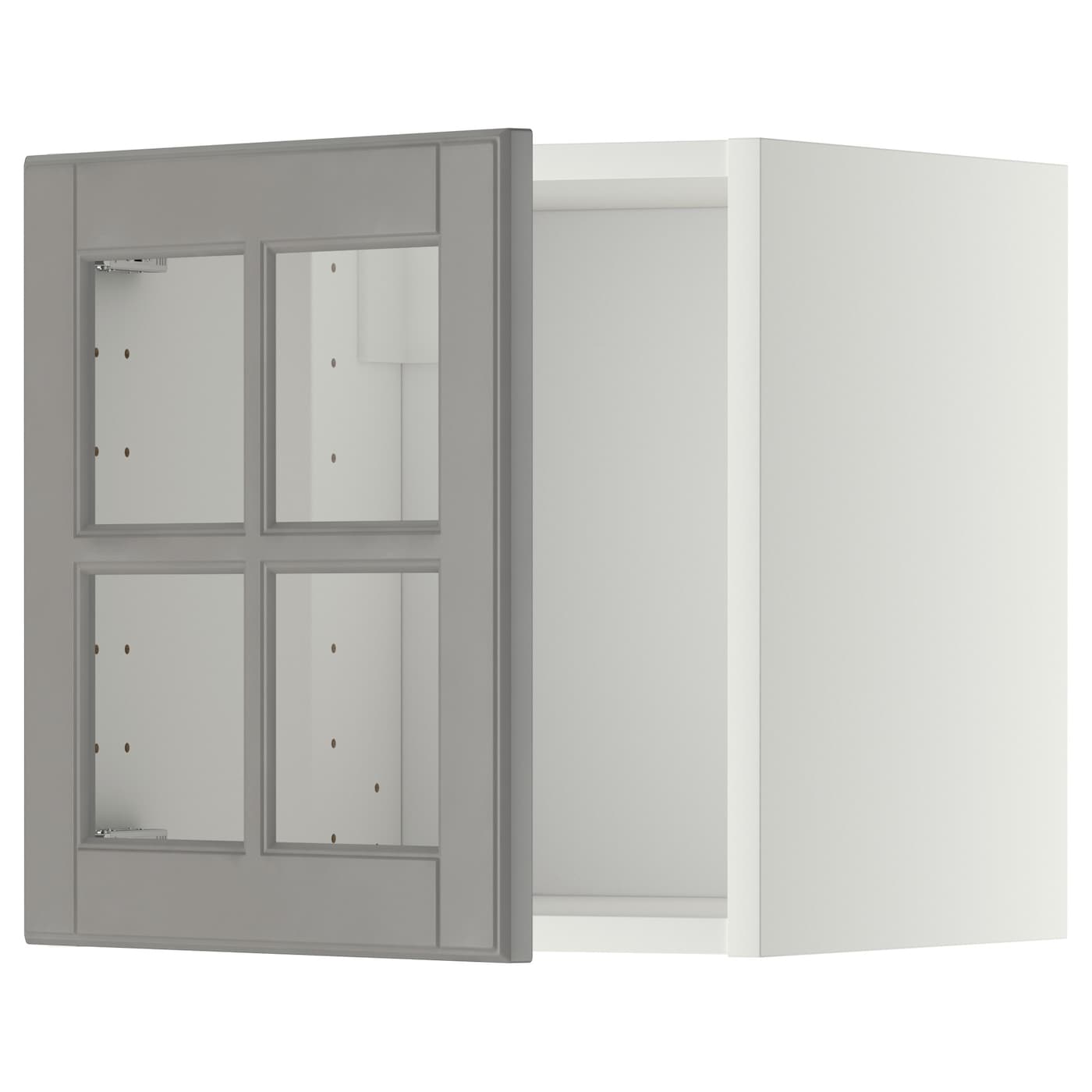 Навесной шкаф - METOD IKEA/ МЕТОД ИКЕА, 40х40 см, белы/серый