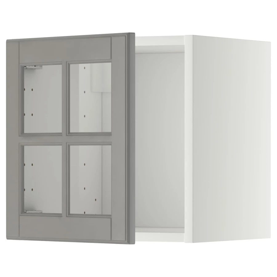 Навесной шкаф - METOD IKEA/ МЕТОД ИКЕА, 40х40 см, белы/серый (изображение №1)