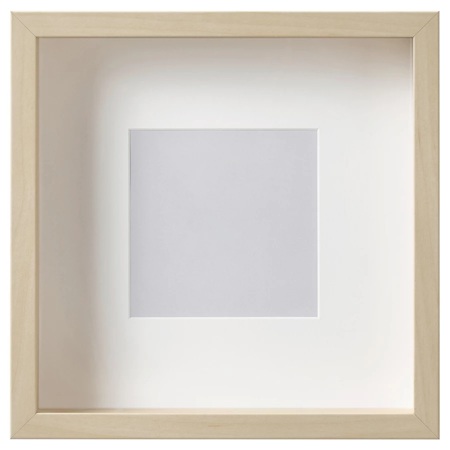 Рамка - IKEA SANNAHED/САННАХЕД ИКЕА, 25х25 см, белый/бежевый (изображение №1)