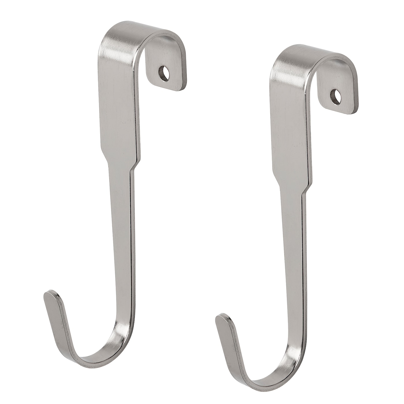 Крючок - HULTARP IKEA/ ГУЛЬТАРП ИКЕА, 11х1,8 см, серебряный