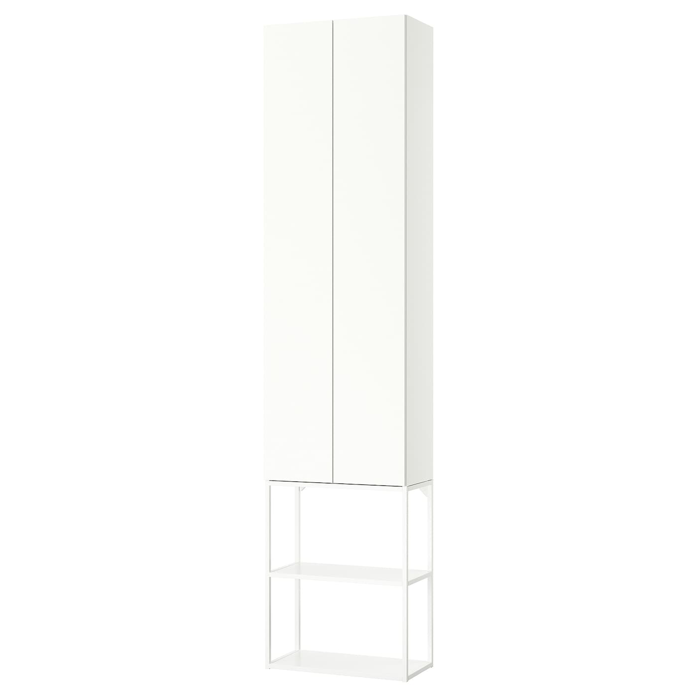 Книжный шкаф - IKEA ENHET/ЭНХЕТ ИКЕА, 60х32х255 см, белый