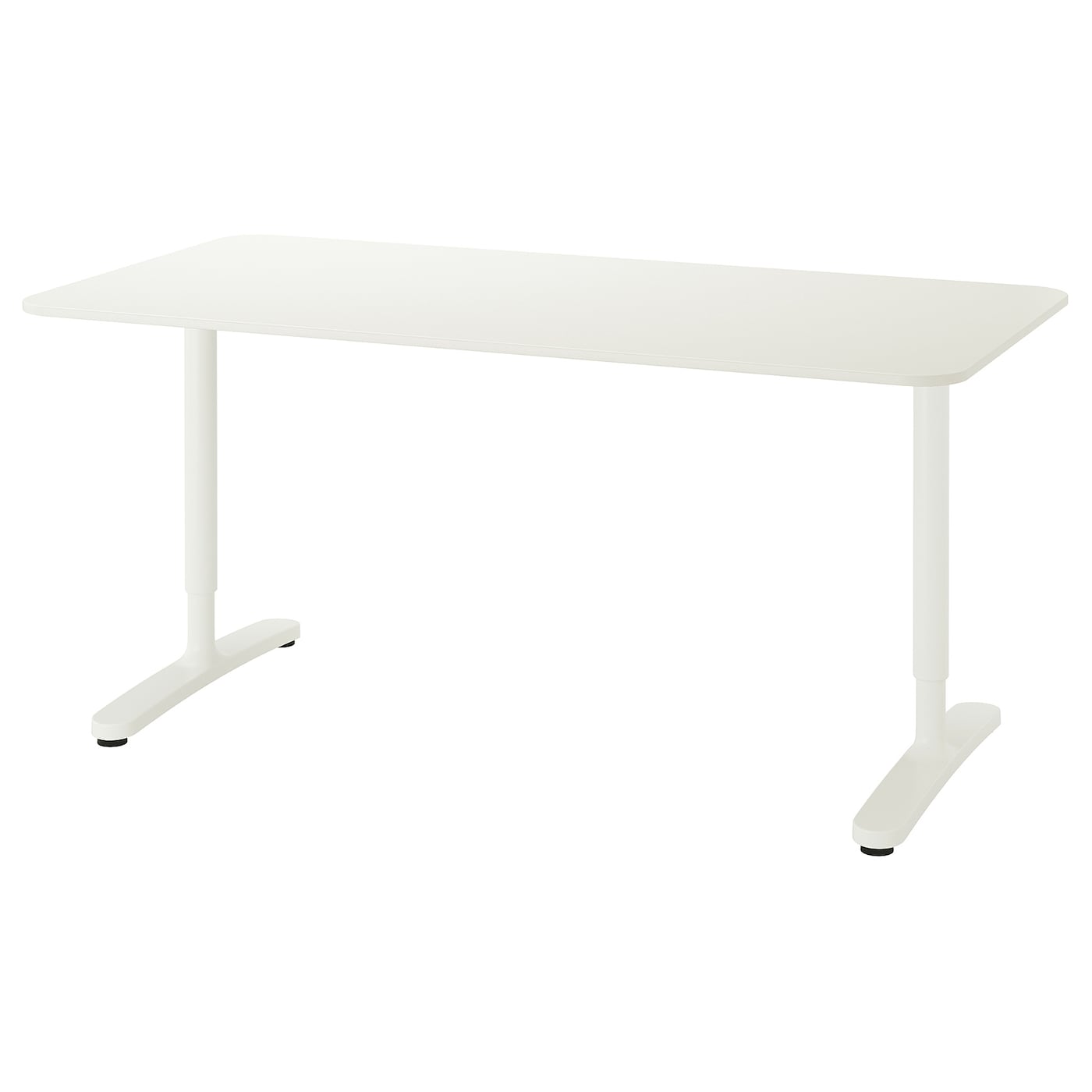 Письменный стол - IKEA BEKANT, 160х80х65-85 см, белый, БЕКАНТ ИКЕА