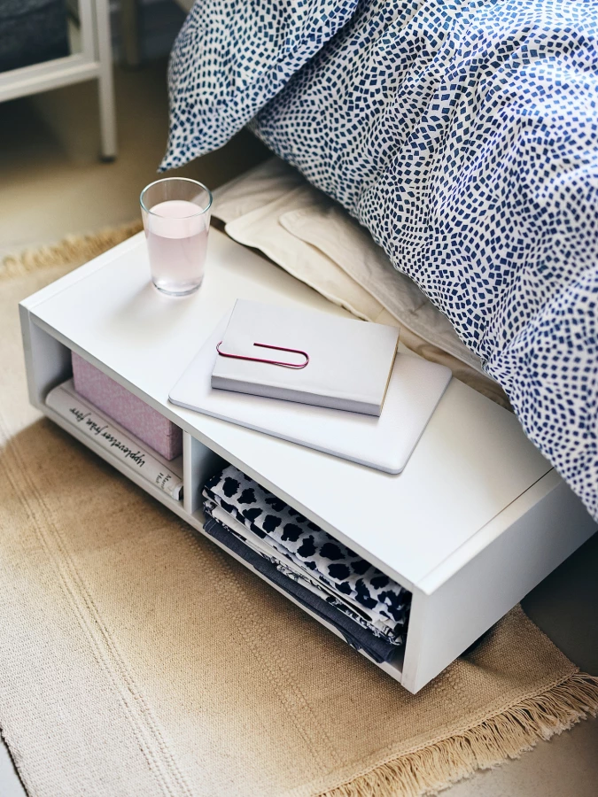 Подкроватный ящик - IKEA FREDVANG/ФРЕДВАНГ ИКЕА, 18х56х59 см, белый (изображение №5)