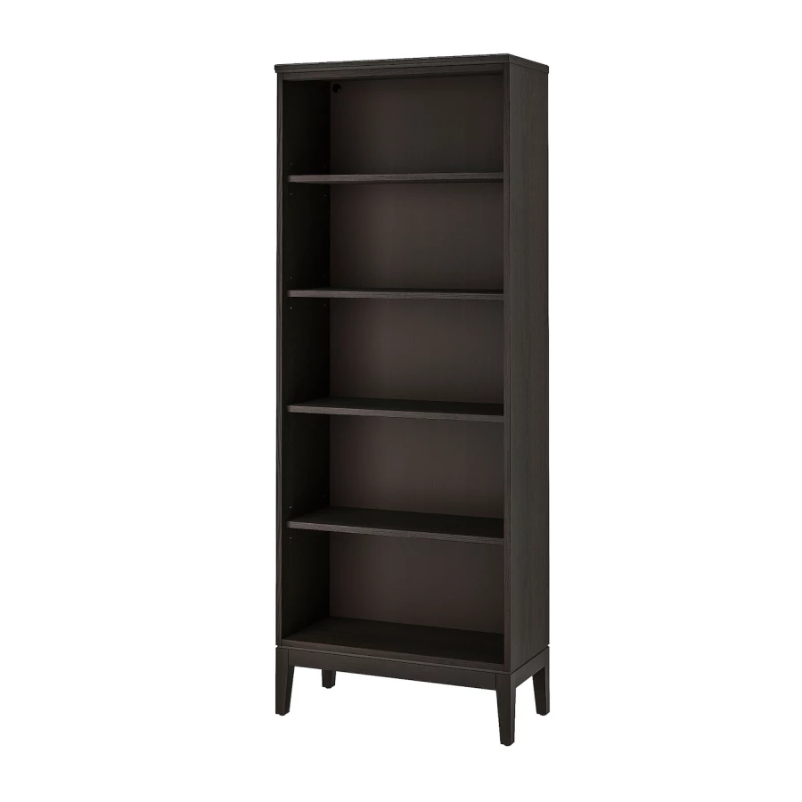 Открытый книжный шкаф - IDANÄS IKEA / ИДАНАС ИКЕА, 39х81х211 см, чёрный (изображение №1)