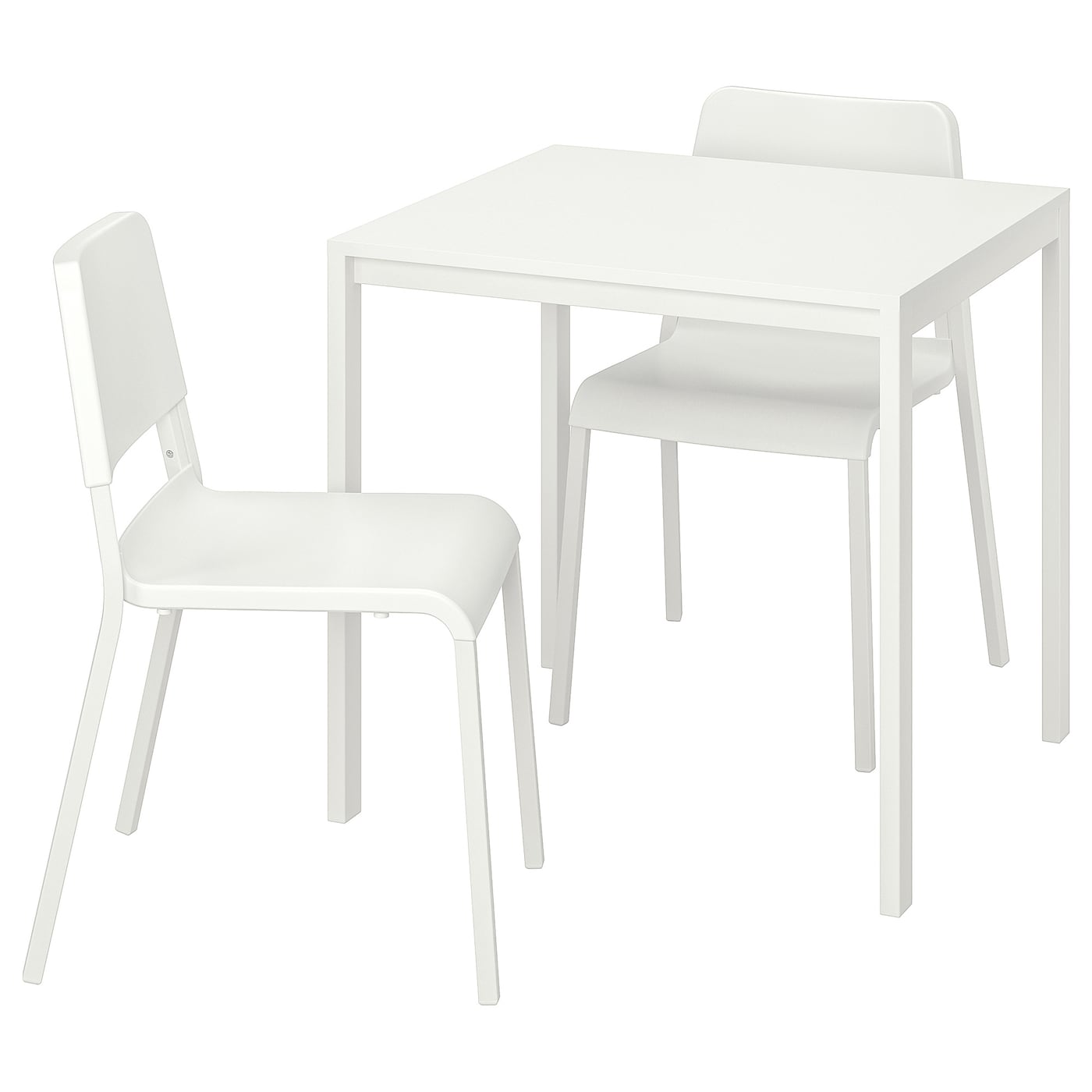 Кухонный стол - MELLTORP/TEODORES IKEA/МЕЛЛЬТОРП /ТЕОДОРЕС ИКЕА, 75х75 см, белый