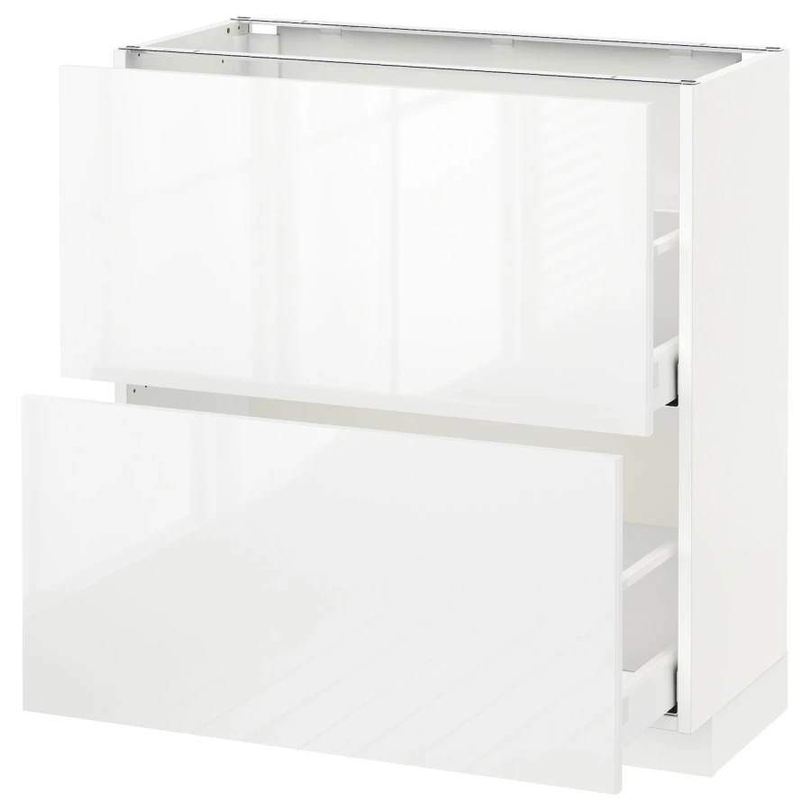 Напольный шкаф - IKEA METOD MAXIMERA, 88x39x80см, белый, МЕТОД МАКСИМЕРА ИКЕА (изображение №1)