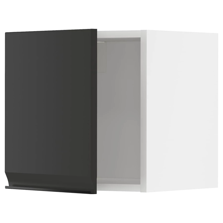 Навесной шкаф - METOD IKEA/ МЕТОД ИКЕА, 40х40 см, белый/черный (изображение №1)