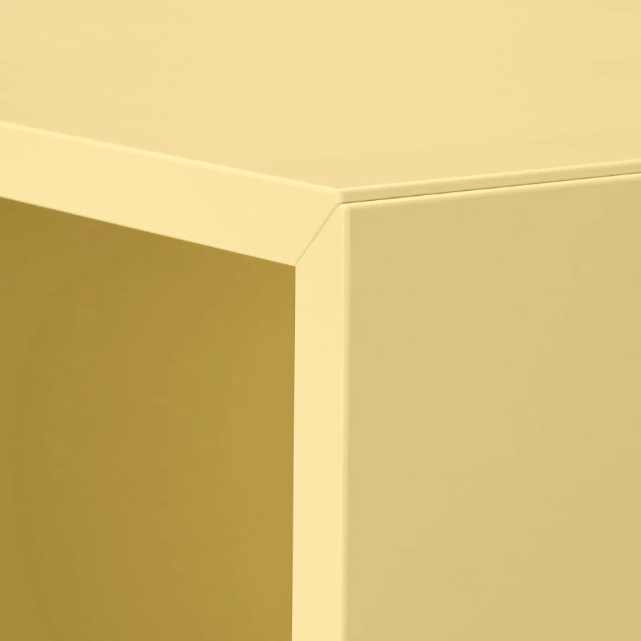 Комбинация для хранения - EKET IKEA/ ЭКЕТ ИКЕА,  105х70 см,   желтый/белый (изображение №3)