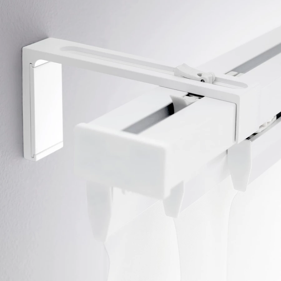 Крепление для карниза - IKEA VIDGA, белый, 12 см, ВИДГА ИКЕА (изображение №2)