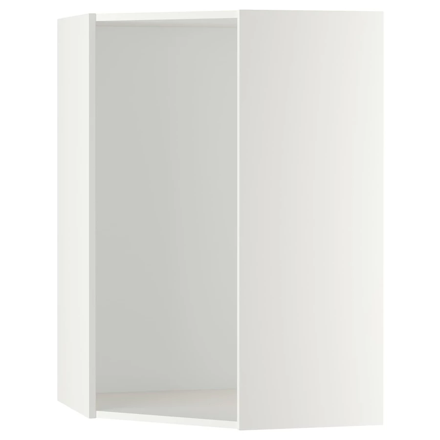 Каркас углового навесного шкафа - METOD IKEA/МЕТОД ИКЕА, 100х67,5 см, белый (изображение №1)