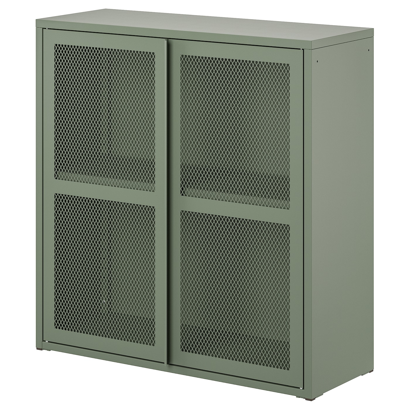 Шкаф - IVAR IKEA/ ИВАР ИКЕА, 80х83 см, зеленый