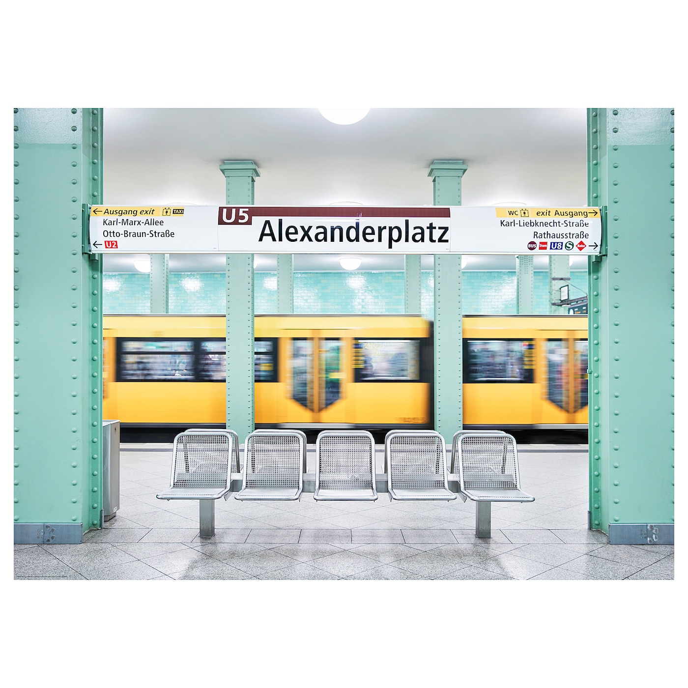 Постер - IKEA BILD, 70х50 см, «Alexanderplatz, Berlin», БИЛЬД ИКЕА