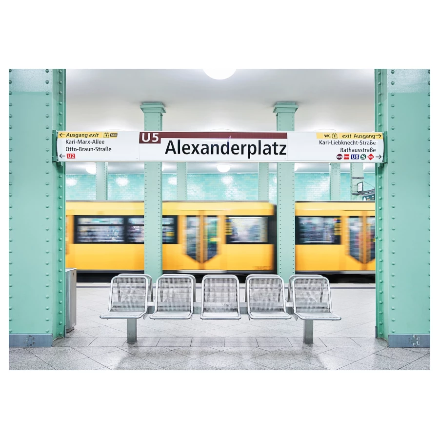Постер - IKEA BILD, 70х50 см, «Alexanderplatz, Berlin», БИЛЬД ИКЕА (изображение №1)