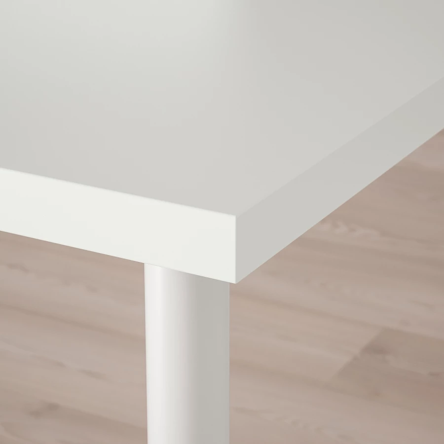 Письменный стол - IKEA LAGKAPTEN/OLOV, 120х60х63-93 см, белый, ЛАГКАПТЕН/ОЛОВ ИКЕА (изображение №6)
