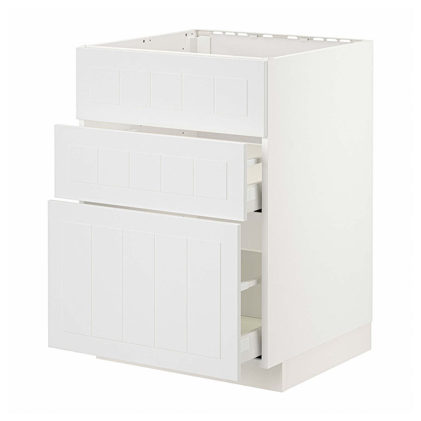 Напольный кухонный шкаф  - IKEA METOD MAXIMERA, 88x61,9x60см, белый, МЕТОД МАКСИМЕРА ИКЕА