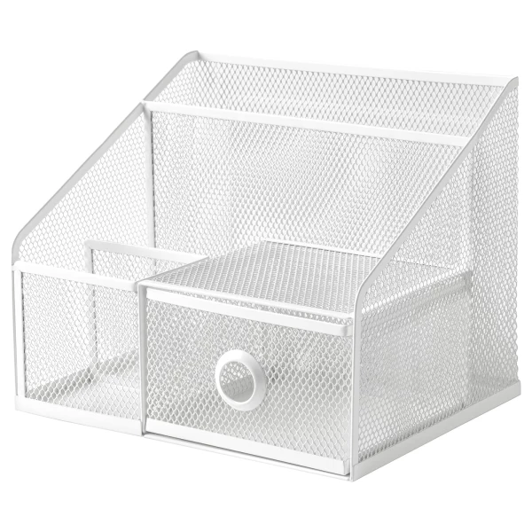 Настольный органайзер - IKEA DRÖNJÖNS/DRONJONS/ДРЁНЙОНС ИКЕА, 25x20 см, белый