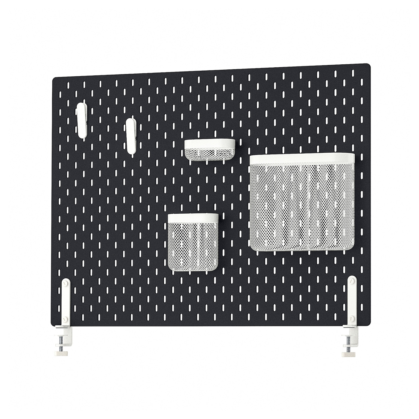 Комбинированная перфорированная доска  - SKÅDIS / SKАDIS IKEA/ СКОДИС  ИКЕА,  76х56 см, белый/черный