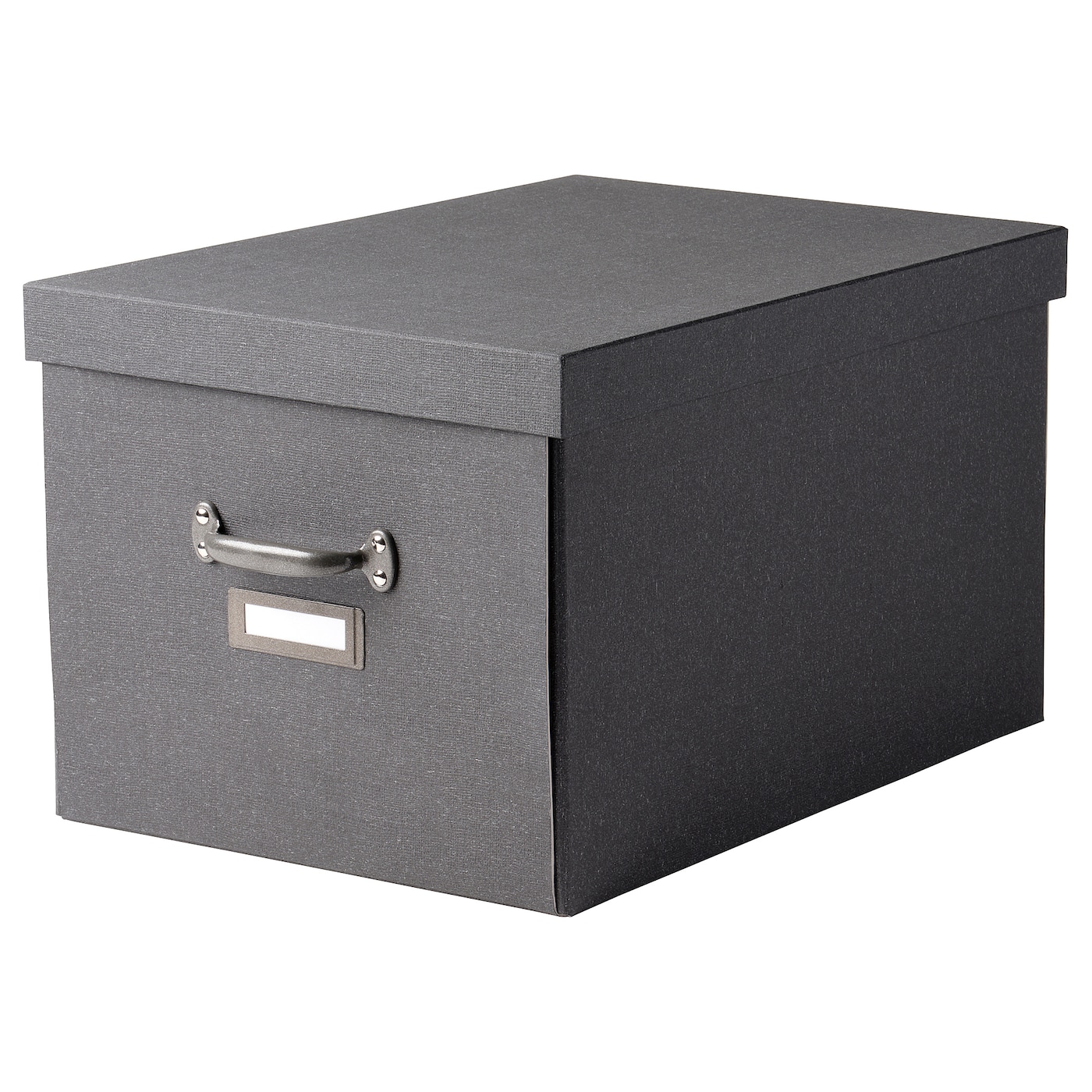 Коробка с крышкой - TJOG IKEA/ЧУГ ИКЕА, 35x56x30 см,  серый