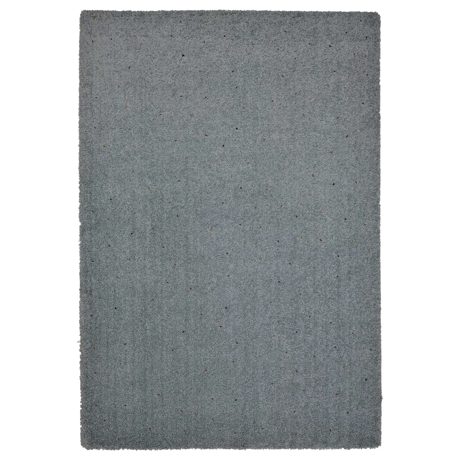 Ковер с длинным ворсом - IKEA SPENTRUP/СПЕНТРУП ИКЕА, 230х160 см, серый (изображение №1)