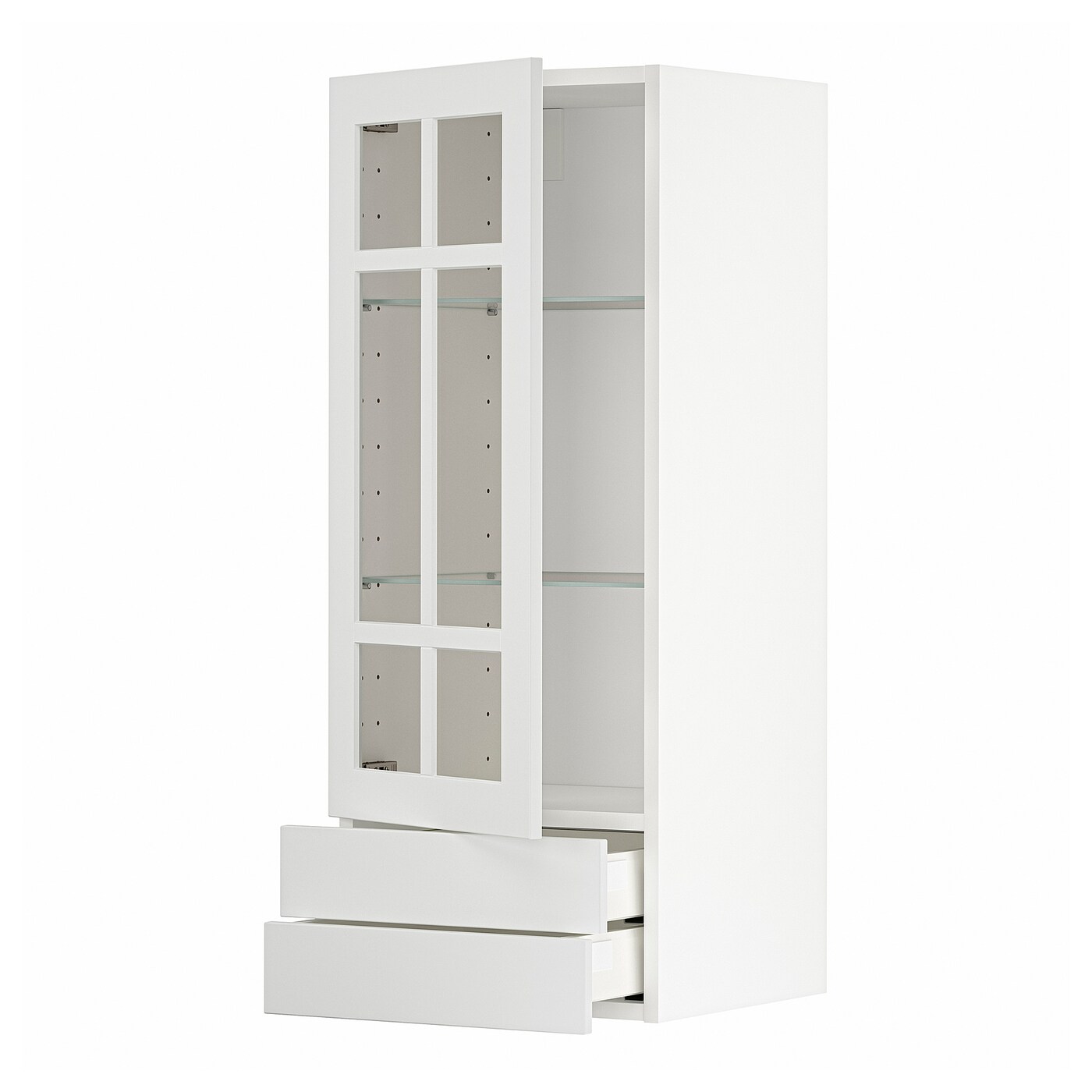 Шкаф - METOD  IKEA/  МЕТОД ИКЕА, 100х40 см, белый