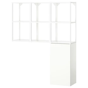 Книжный шкаф - ENHET IKEA/ ЭНХЕТ ИКЕА, 150х120 см, белый