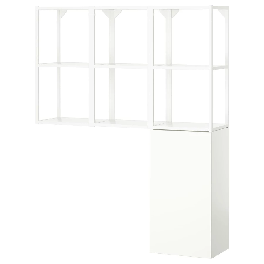 Книжный шкаф -  ENHET IKEA/ ЭНХЕТ ИКЕА, 150х120 см, белый (изображение №1)