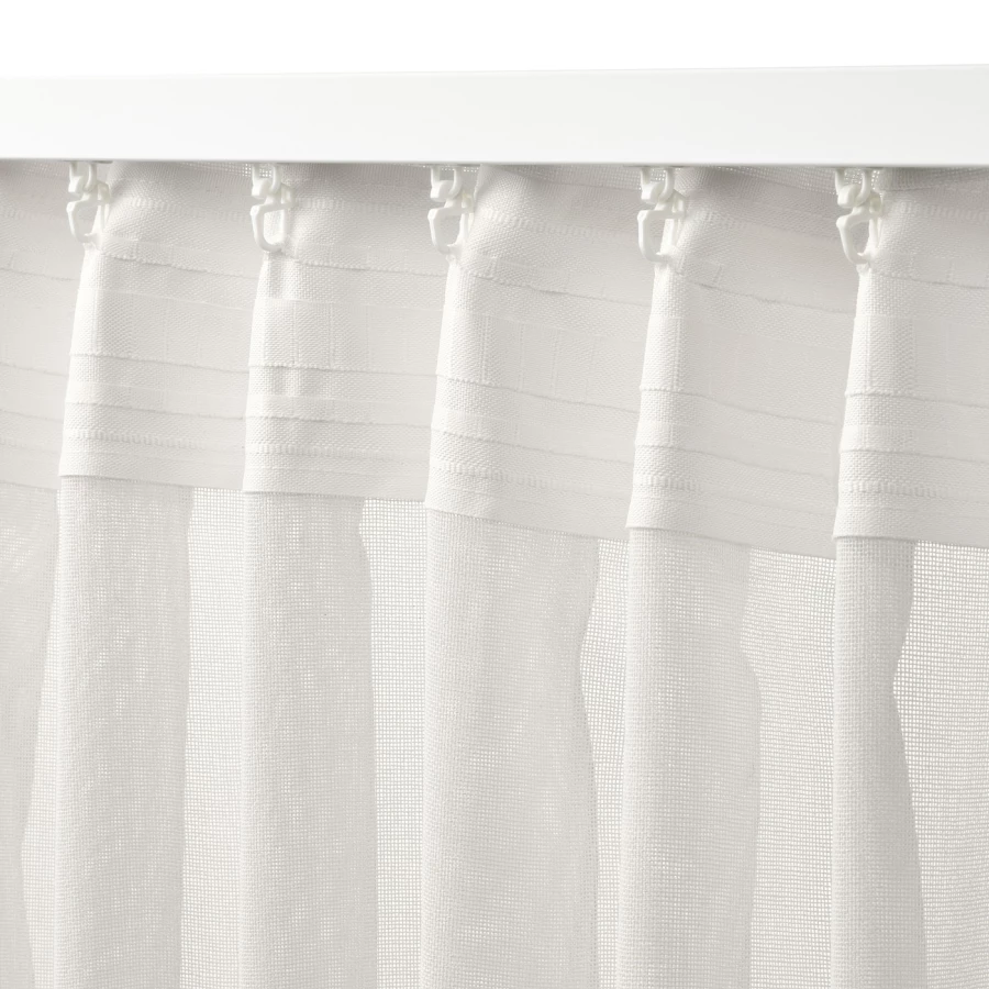 Штора - IKEA ÄNGSFRYLE/ANGSFRYLE, 300х300 см, белый, ОНГСФЛАРЕ ИКЕА (изображение №5)