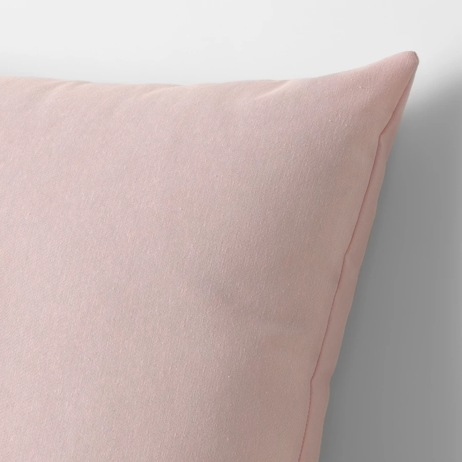 Подушка светло-розовая - PARADISBUSKE IKEA/ ПАРАДИСБУСКЕ ИКЕА,  50х50 см ,светло-розовый (изображение №3)