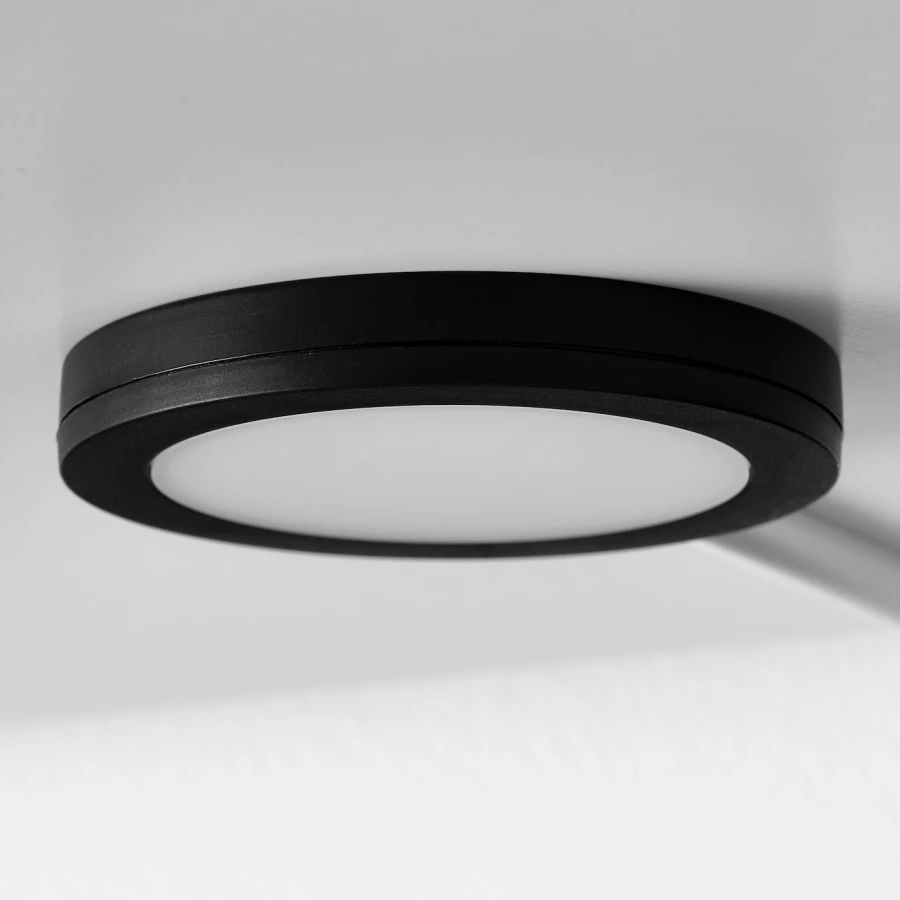 Светодиодная подсветка для кухни - IKEA MITTLED/МИТТЛЕД ИКЕА, 3,5 м, черный/белый (изображение №3)