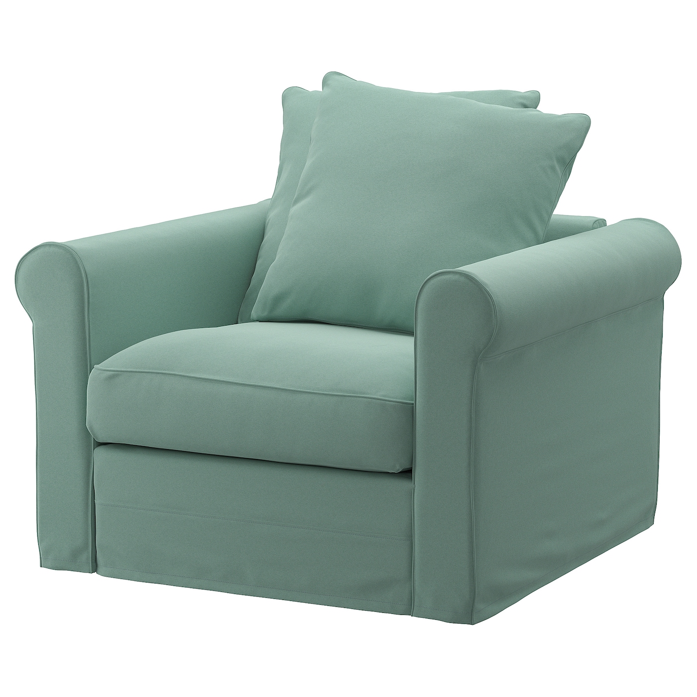 Кресло - IKEA GRÖNLID/GRONLID, 107х98х104 см, светло-зеленый, ГРОНЛИД ИКЕА