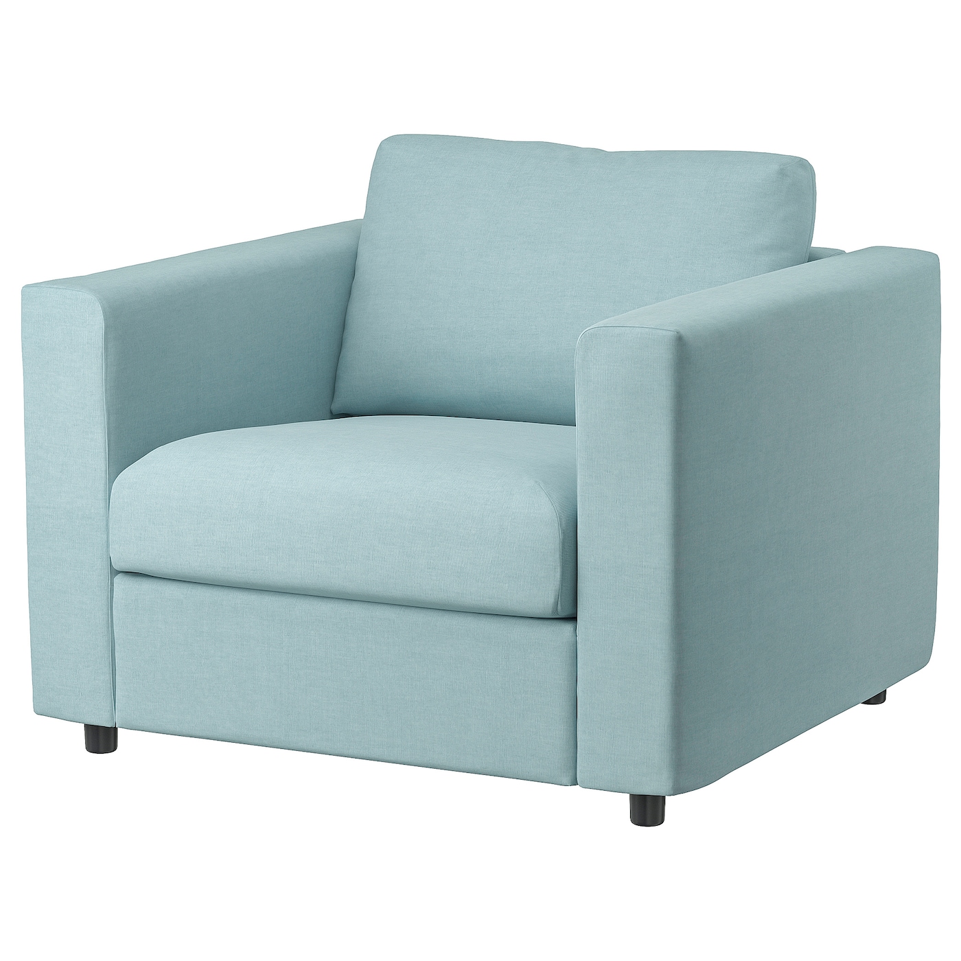 Кресло - IKEA VIMLE, 101х98х83 см, голубой, ВИМЛЕ ИКЕА