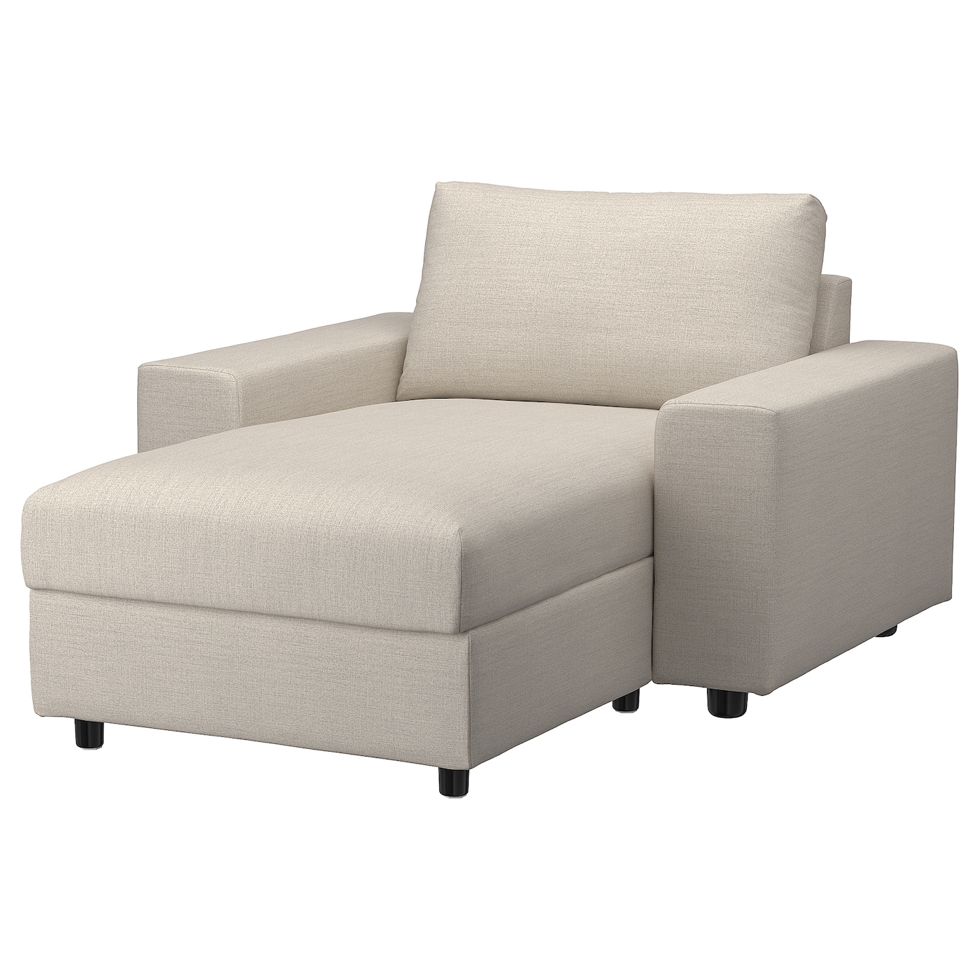 Кресло-шезлонг - IKEA VIMLE/ВИМЛЕ ИКЕА, 65х164х125 см, белый