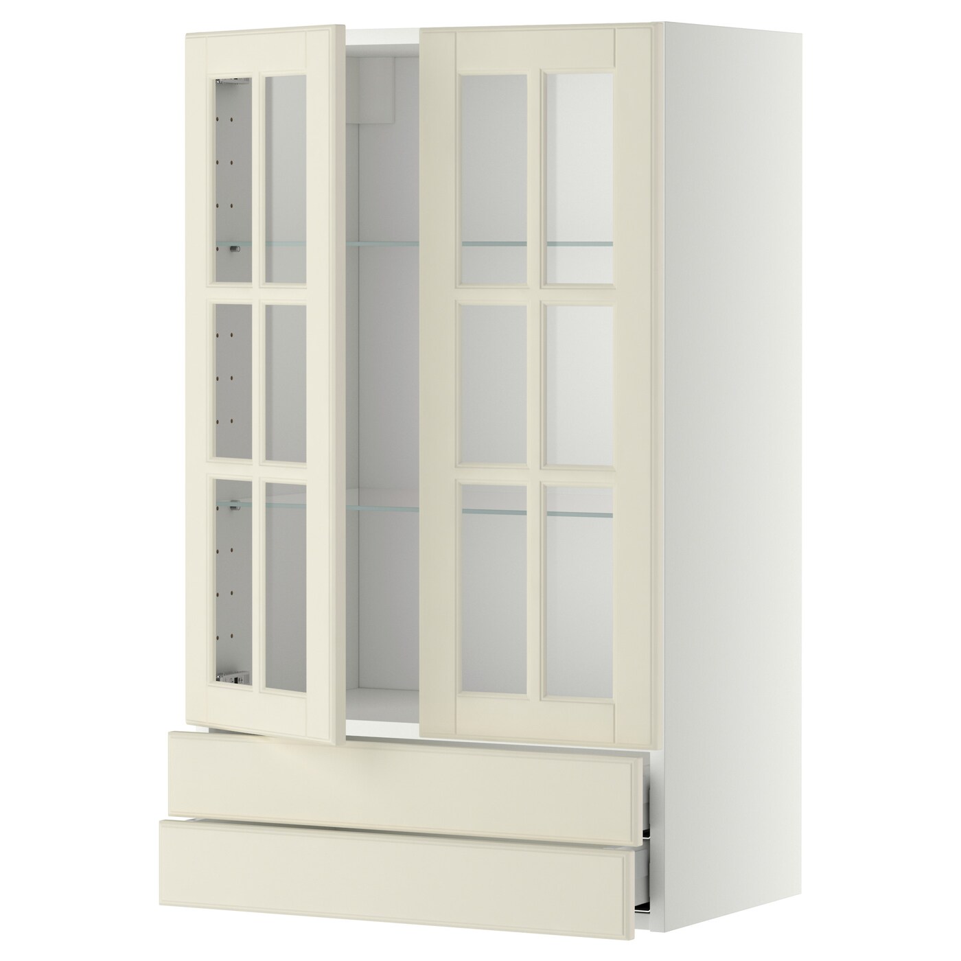 Шкаф - METOD / MAXIMERA IKEA/  МЕТОД/МАКСИМЕРА ИКЕА, 100х60 см, белый/бежевый
